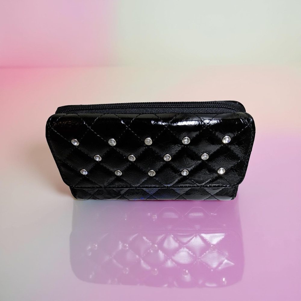 Black Quilted Women's Clutch